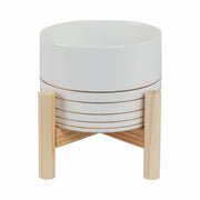 6-ceramic-metallic-planter-w-wood-stand-white-3