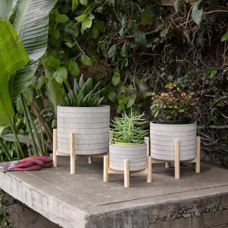 6-ceramic-tribal-planter-w-wood-stand-beige-11
