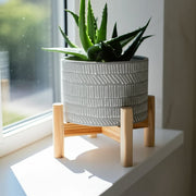 6-ceramic-tribal-planter-w-wood-stand-beige-13