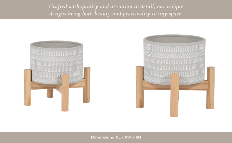 6-ceramic-tribal-planter-w-wood-stand-beige-14