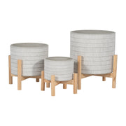 6-ceramic-tribal-planter-w-wood-stand-beige-8