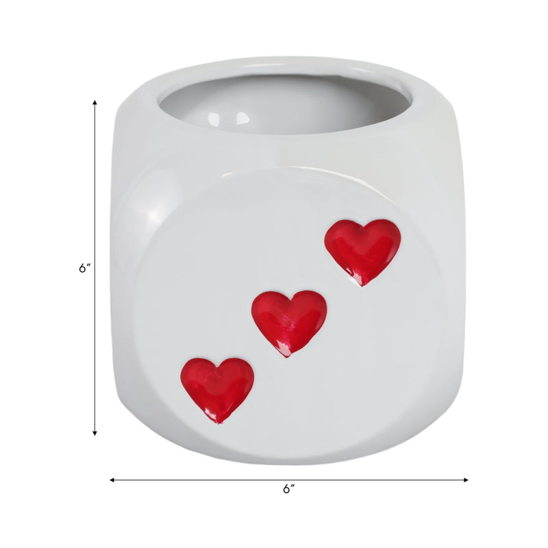 6-dice-planter-white-red-8