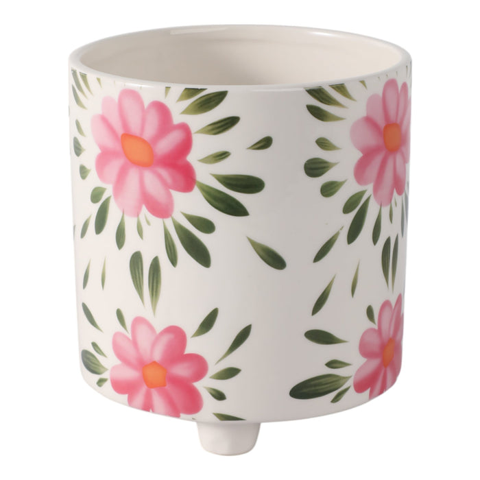6-footed-hand-painted-pink-flower-planter-multi-1