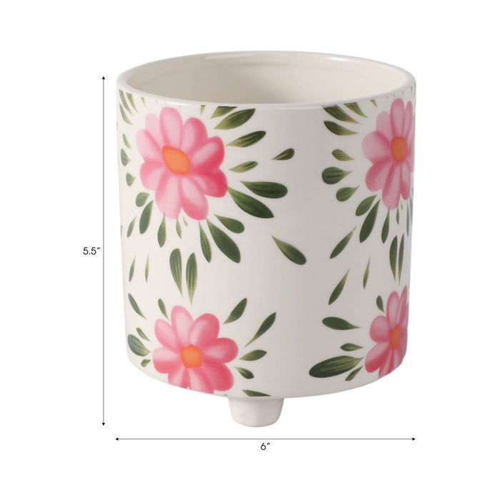 6-footed-hand-painted-pink-flower-planter-multi-9
