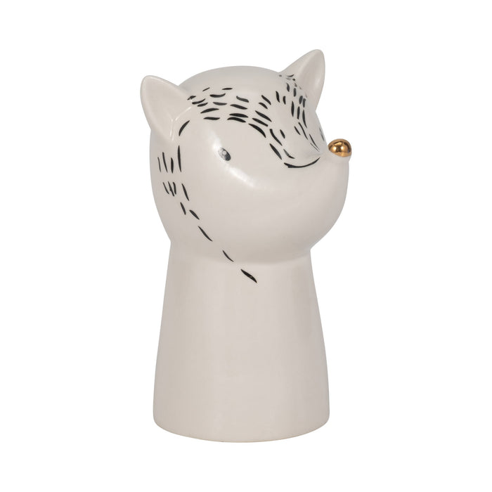 6-fox-head-with-gold-nose-white-black-2