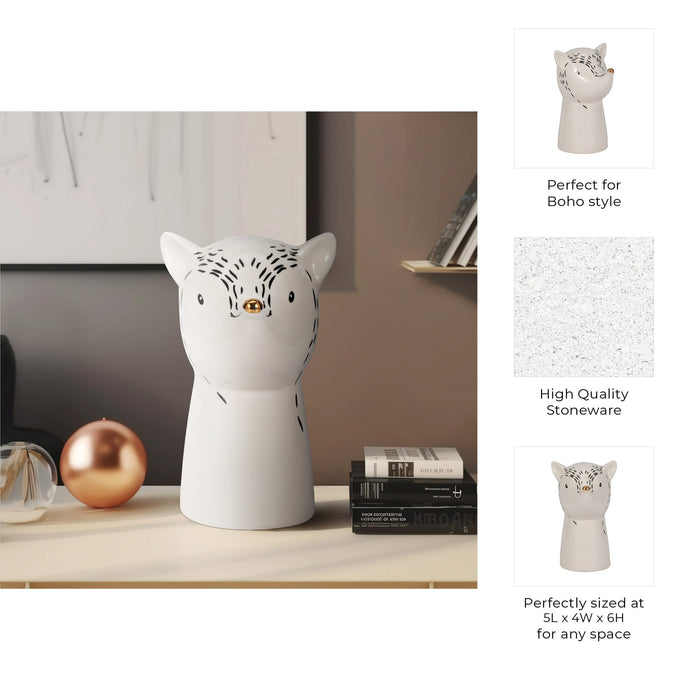 6-fox-head-with-gold-nose-white-black-9