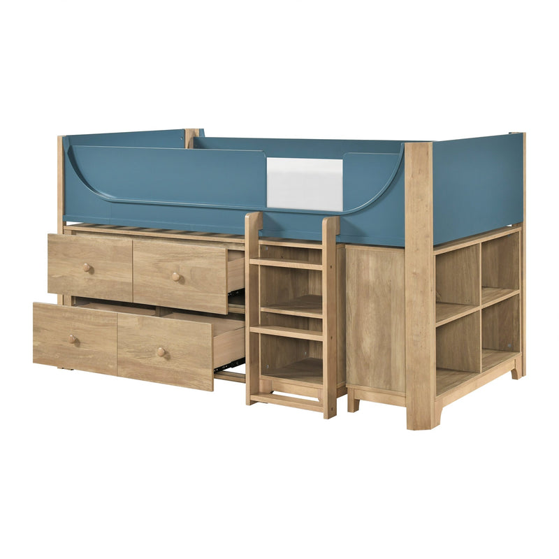 6-low-loft-bed-with-2-shelf-bookcase-4-shelf-bookcase-and-dresser-2