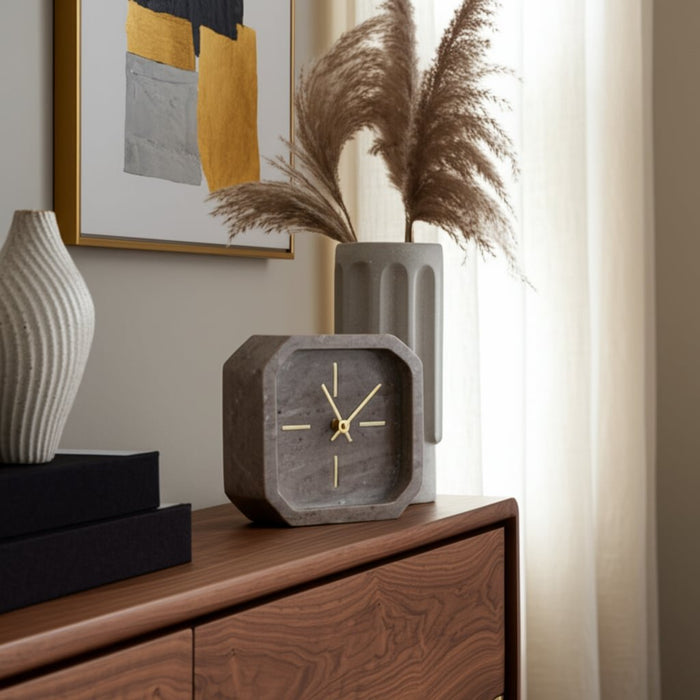 6-marble-octagon-clock-bwn-gld-11