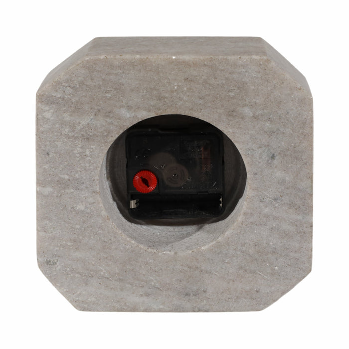 6-marble-octagon-clock-bwn-gld-4