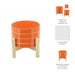6-striped-planter-w-wood-stand-orange-4
