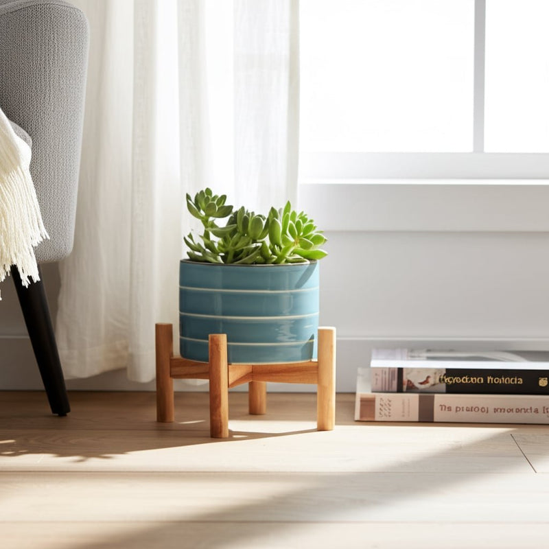 6-striped-planter-w-wood-stand-skyblue-10