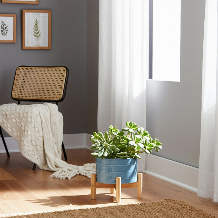 6-striped-planter-w-wood-stand-skyblue-11