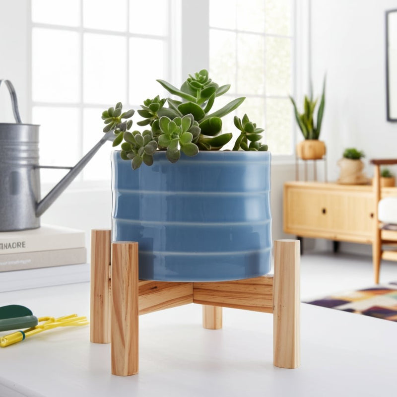 6-striped-planter-w-wood-stand-skyblue-12