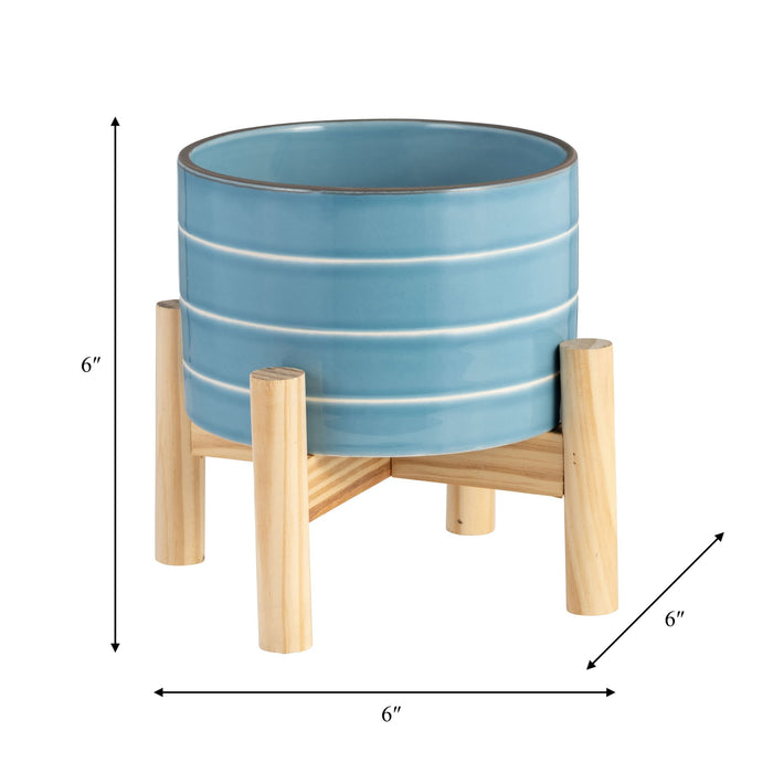 6-striped-planter-w-wood-stand-skyblue-8