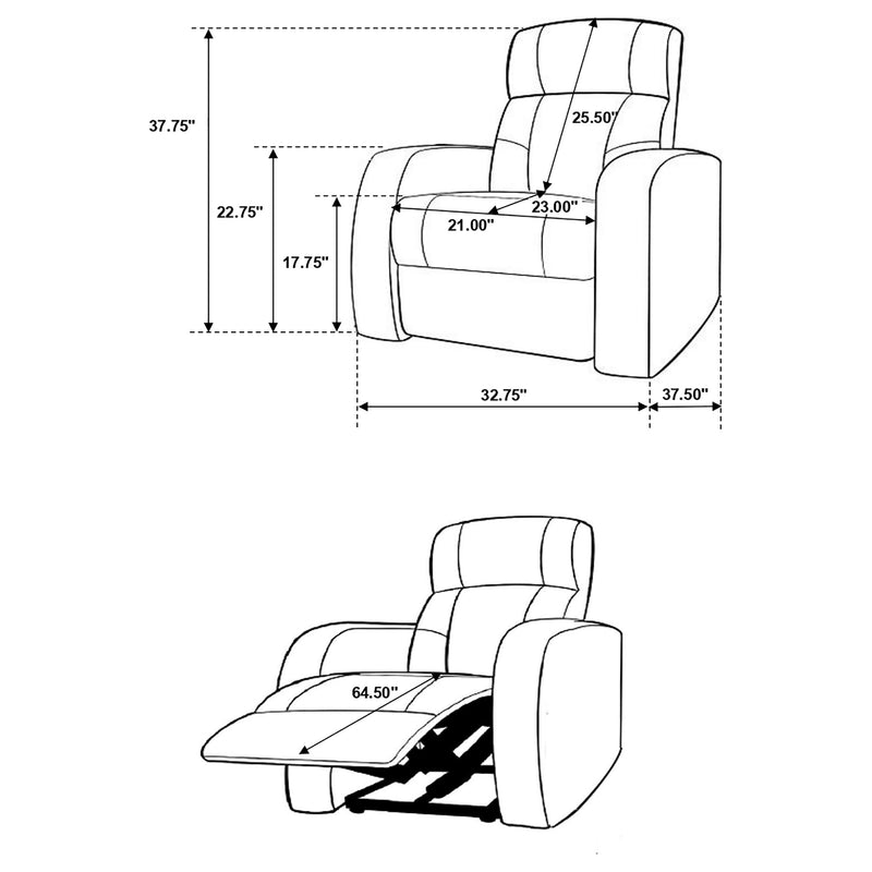 Cyrus Home Theater Seating - Furniture City (CA)l