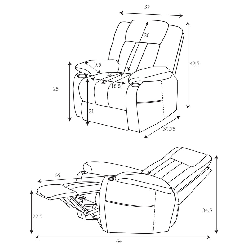 Houston Power Lift Recliner - Furniture City (CA)l