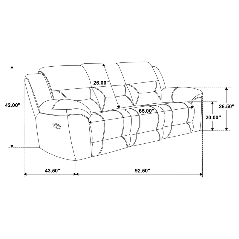 Gilson Reclining Sofa Set - Furniture City (CA)l