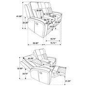 Raelynn Reclining Sofa Set - Furniture City (CA)l