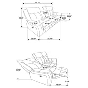Lawrence Reclining Sofa Set - Furniture City (CA)l