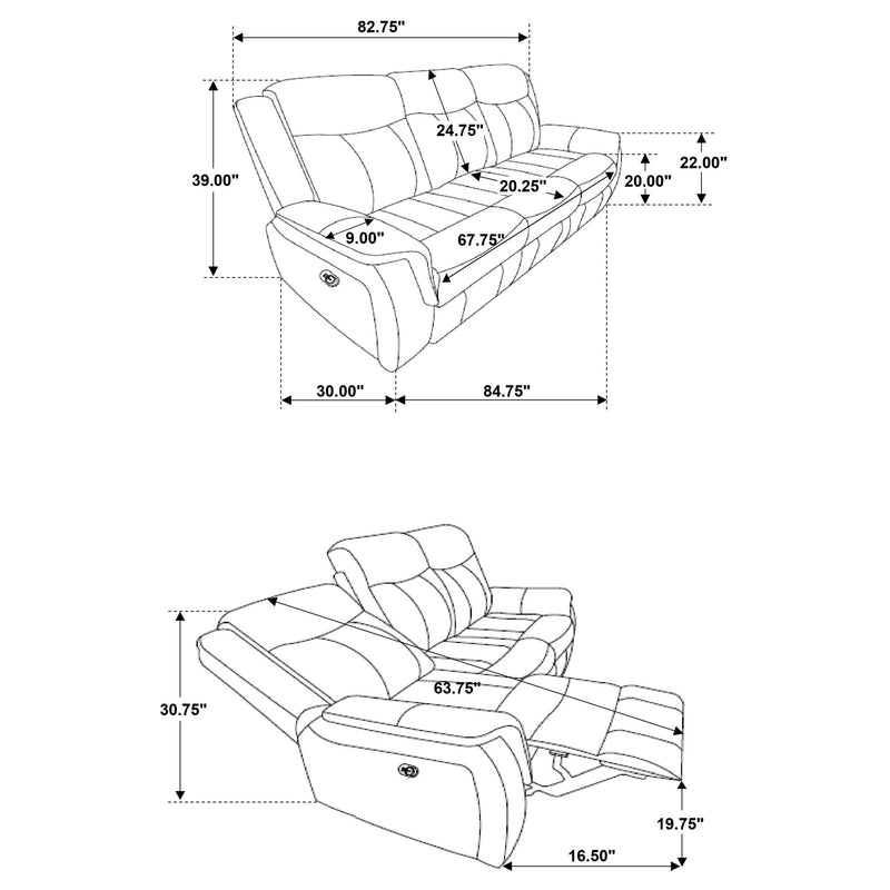 Lawrence Reclining Sofa - Furniture City (CA)l