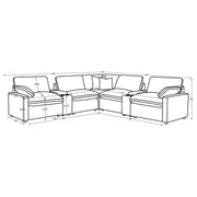 Collins Modular Power Reclining Sectional Sofa - Furniture City (CA)l