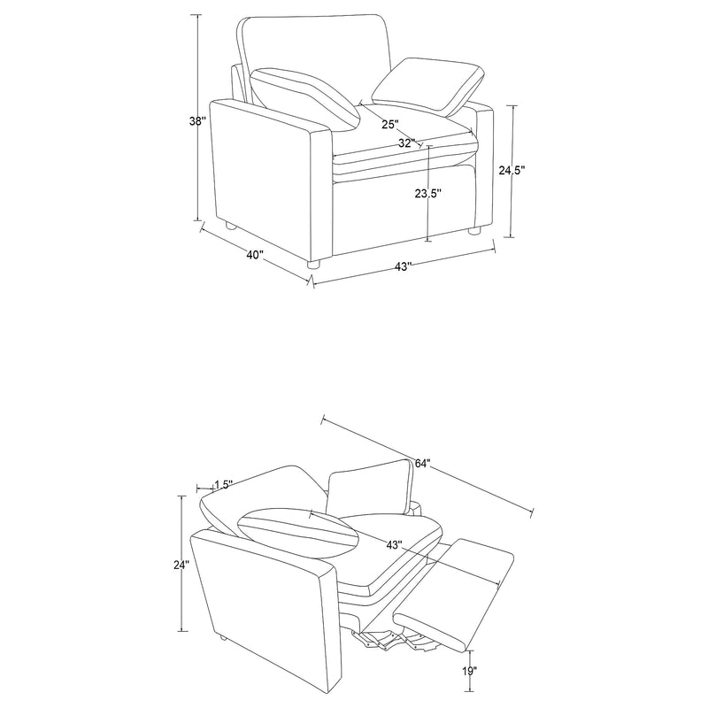 Collins Power Recliner - Furniture City (CA)l