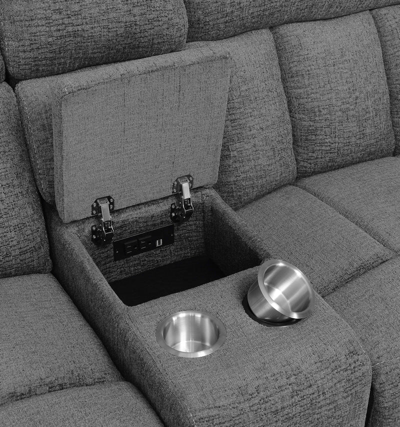 Bahrain Power Reclining Loveseat - Furniture City (CA)l