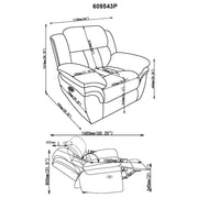Bahrain Power Glider Recliner - Furniture City (CA)l