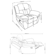 Bahrain Glider Recliner - Furniture City (CA)l
