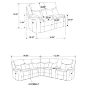 Sycamore Power Reclining Sectional Sofa - Furniture City (CA)l