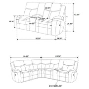 Sycamore Power Reclining Sectional Sofa - Furniture City (CA)l