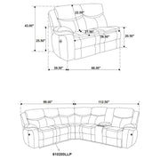 Sycamore Power Reclining Sectional Sofa - Furniture City (CA)l