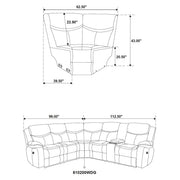Sycamore Power Reclining Sectional Sofa - Furniture City (CA)l