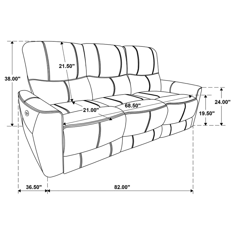 Greenfield Power Reclining Sofa - Furniture City (CA)l