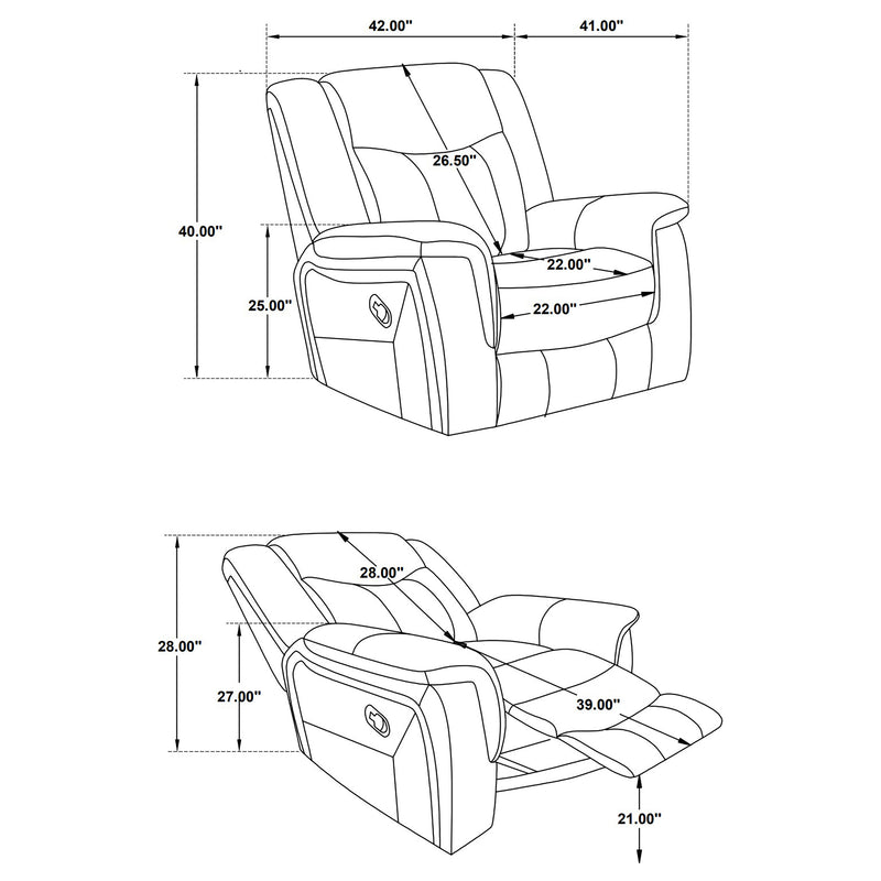 Conrad Glider Recliner - Furniture City (CA)l