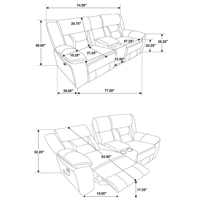 Greer Reclining Sofa Set - Furniture City (CA)l
