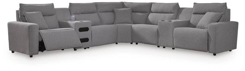 Modmax II Power Reclining Sectional with Audio Consoles - Furniture City (CA)l