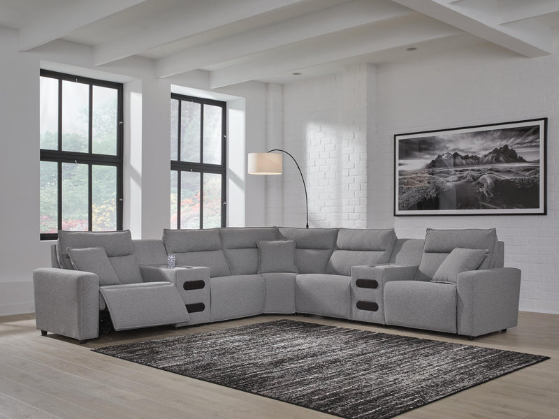 Modmax II Power Reclining Sectional with Audio Consoles - Furniture City (CA)l