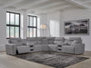 Modmax II Power Reclining Sectional with Audio Consoles - Furniture City (CA)l
