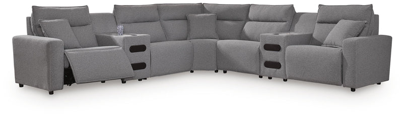 Modmax II Power Reclining Sectional with Audio Consoles - Furniture City (CA)l
