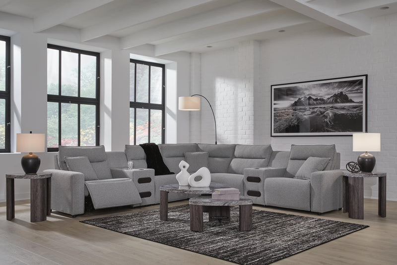 Modmax II Power Reclining Sectional with Audio Consoles - Furniture City (CA)l