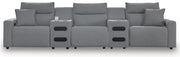 Modmax II Power Reclining Sectional with Audio Consoles - Furniture City (CA)l