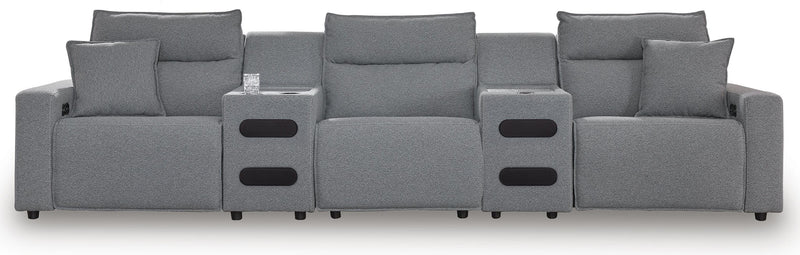 Modmax II Power Reclining Sectional with Audio Consoles - Furniture City (CA)l