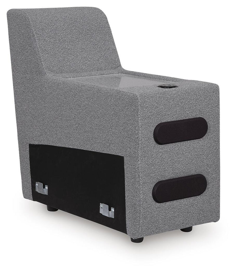 Modmax II Power Reclining Sectional with Chaise and Audio Consoles - Furniture City (CA)l