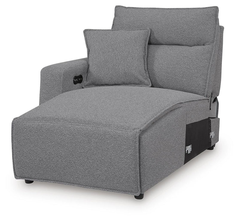 Modmax II Power Reclining Sectional with Chaise and Audio Consoles - Furniture City (CA)l