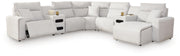 Modmax II Power Reclining Sectional with Chaise and Audio Consoles - Furniture City (CA)l