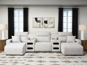 Modmax II Power Reclining Sectional with Chaise and Audio Consoles - Furniture City (CA)l