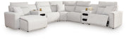 Modmax II Power Reclining Sectional with Chaise and Audio Consoles - Furniture City (CA)l
