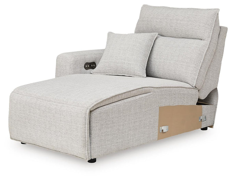Modmax II Power Reclining Sectional with Chaise and Audio Consoles - Furniture City (CA)l