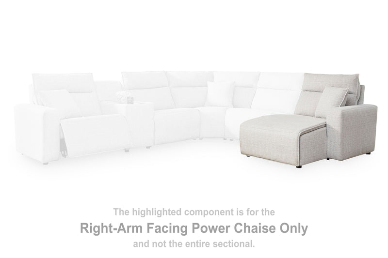 Modmax II Power Reclining Sectional with Chaise and Audio Consoles - Furniture City (CA)l